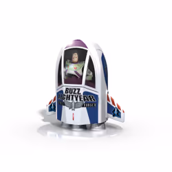 Thrustmaster Toy Story 3 Spaceship Charger, Multicolore, Plastique, Nintendo Wii, Avec fil