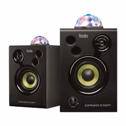 Hercules DJ Speaker 32 Party, 2.0 canaux, Avec fil, 30 W, Noir