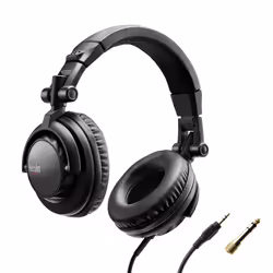 Hercules HDP DJ45, Avec fil, Musique, 20 - 20000 Hz, Écouteurs, Noir