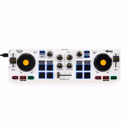 Hercules DJControl Control MIX Bluetooth Pour Smartphone et tablettes ( Andoid e 2 canaux Noir, Blanc, Jaune