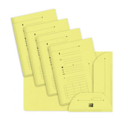 Oxford 100090074 fichier Bleu, Orange, Rose, Jaune A4