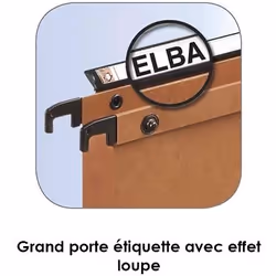 Elba 100330270 dossier suspendu A4 Pâte à papier Orange 25 pièce(s)