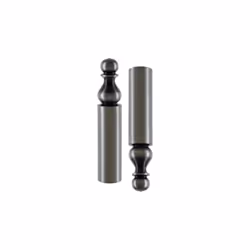 Paire cache-fiche rustique n°16 BROS pour fiche Ø13 H.80mm fer cémenté - CF-16-A-1380-32 - Cache fiche rustique n°16 - Produi ...