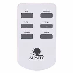 ALPATEC AC 09 C Climatiseur portatif 50 dB Blanc