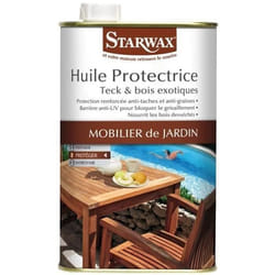 Starwax - Huile Protectrice Teck Et Bois Exotiques 1L