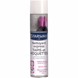 Description générale Nettoyant raviveur express Starwax, idéal pour nettoyer et raviver les tapis et moquettes sans frotter. ...