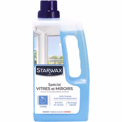 Description générale Le Nettoyant spécial vitres et miroirs Starwax est conçu pour nettoyer et dégraisser efficacement les vi ...