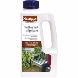 Starwax - Nettoyant Degrisant Teck Et Bois Exotiques 1L