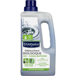 Starwax - Déboucheur biologique pour canalisations 1L
