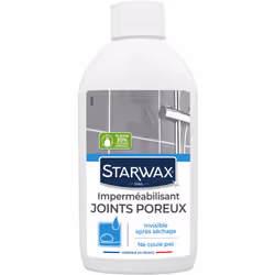 Description générale L'Imperméabilisant pour joints Starwax est conçu pour protéger les joints de carrelage poreux, tant au m ...