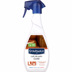 Description générale Le Lait de soin hydratant Starwax est conçu pour nettoyer, nourrir et protéger le cuir contre le dessèch ...