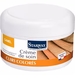 Crème nourrissante pour le cuir - camel - 150mL