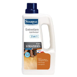 Starwax - Entretien raviveur parquets stratifiés 1L 2 en 1