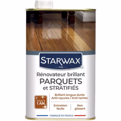 Rénovateur brillant protecteur pour parquets et sols stratifiés 1L Starwax