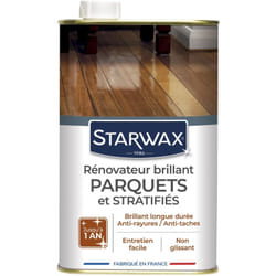 Rénovateur brillant protecteur pour parquets et sols stratifiés 1L Starwax