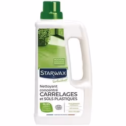 Nettoyant concentre carrelage/plastiq starwax soluvert ecodetergent 1l