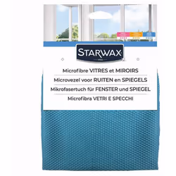 Microfibre spécial vitres et miroirs STARWAX - 1334 - La Microfibre spéciale vitre nettoie et lustre les surfaces vitrées (vi ...