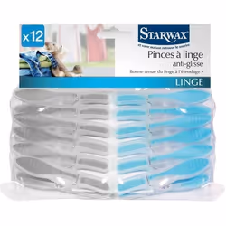 STARWAX - Pinces à linge extrafortes étui de 12