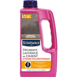 Starwax - Décapant laitance de ciment pour carrelages 1L