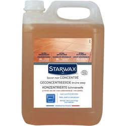 Starwax - Savon noir à l'huile de lin pour sols intérieurs 5L