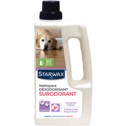 Description générale Le Nettoyant désinfectant surodorant STARWAX est idéal pour nettoyer, parfumer et désinfecter les lieux ...