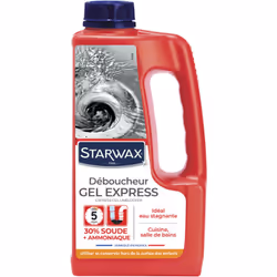 Avantages Idéal pour déboucher les canalisations complètement bouchées Débouche les canalisations en 5 minutes Gel à base de  ...