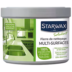 Starwax Nettoyant Pierre Blanche 375g. Pierre Polyvalente : Nettoie, Dégraisse, Polit Et Crée Un Effet Imperméable Sur Les Su ...