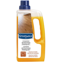 Starwax - Nettoyant pour parquet - Nettoie et ravive el éclat - Antidérapant - Pas de rinçage - Fabriqué en France - 1L - jusqu'à 750m².