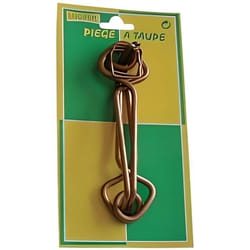 Pièges à taupes type PUTANGE + détentes Lot de 2 pièges