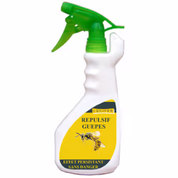 Répulsif efficace sur guêpes, frelons et abeilles. Eloigne sans tuer. Pulvérisateur à gâchette, facile d'emploi. Pour traiter ...