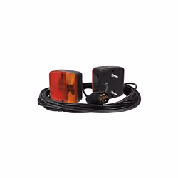 SPOTLIGHT - Kit de signalisation, feu de remorque - Kit magnétique de signalisation arrière - Distance entre feux : 4m - Long ...
