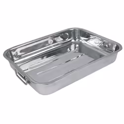 Gers Equipement Plat Four 36.5 x 27.5 x 6cm Inox 14/1 EP 0.35mm, Rectangulaire, Acier inoxydable, Acier inoxydable