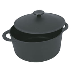 Gers Equipement Cocotte 5 L Fonte d'acier émaillée Forme ronde
