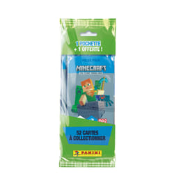 Panini MINECRAFT 2 TCFAT PACK 1 poch achetée + 1 offerte