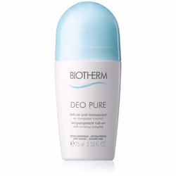 Bénéficiez jusqu’à 48&nbsp;heures de protection contre la transpiration et toutes les odeurs désagréables qui y sont liées. L’anti-transpirant roll-on Biotherm Deo Pure aux effets de longue durée présente une texture fluide légère qui crée un léger film invisible sur la peau. Il contient également des extraits de camomille qui protègent la peau des aisselles contre les irritations.