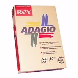 Rey Adagio A3 80 g/m² Green 500 sheets, 80 g/m², Vert, 500 feuilles