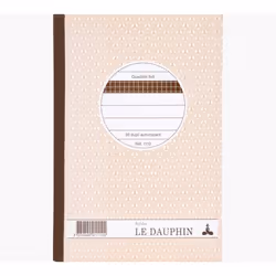 Exacompta 1112D, Monochromatique, Avoine, A5, 50 feuilles, Papier quadrillé, Couverture rigide