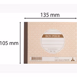 Exacompta 1142D bloc-notes 50 feuilles Avoine