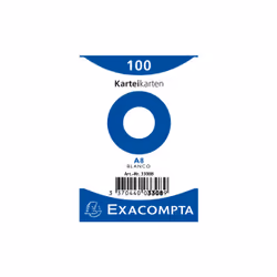 Exacompta 3308B, Blanc, 100 feuilles, 5,33 cm (2.1"), 7,37 cm (2.9"), 1 pièce(s)