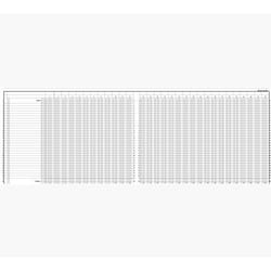 Exacompta 8090D papier de calculs et de déclarations 3 pièce(s) 95 g/m² 375 mm