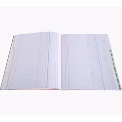 Exacompta 20721D bloc-notes 220x170 48 feuilles Rouge