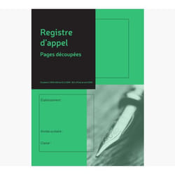 Exacompta 59936D bloc-notes A4 12 feuilles Vert