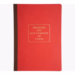 Exacompta 90120D, 20 feuilles, Rouge, Monochromatique, Couverture rigide, A4, 95 g/m²