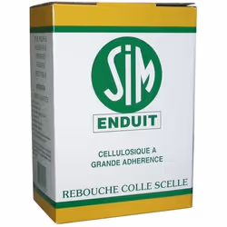 Enduit de rebouchage - SIM - Lauthentique - 1kg - Gris - Intérieur