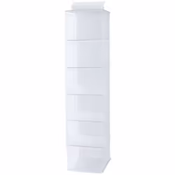 Organisateur de vêtements suspendus en textile Milky couleur : gris matériau : polypropylène - tissu non tissé Dimensions 128 ...