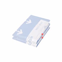En nylon + polyéthylène. Dim.45x65cm. Chaque sac peut contenir 12 tee-shirts ou chemises.