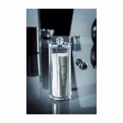 Ordinare&amp;Co 3370910060461, Boîte de rangement, Transparent, Rond, Polystyrène, Monochromatique, 7,5 cm