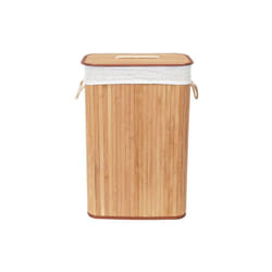 COMPACTOR - Panier à linge rectangulaire en bambou