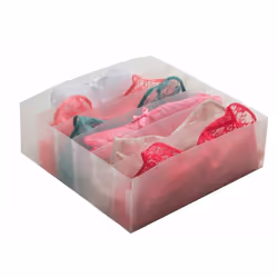 Organisateur pour le linge et les accessoires couleur claire matériau : polypropylène Dimension 10 x 30,5 x 30,5 cm (HxLxP) 6 ...