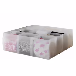 Organisateur pour le linge et les accessoires couleur claire matériau : polypropylène Dimension 10 x 30,5 x 30,5 cm (HxLxP) 1 ...